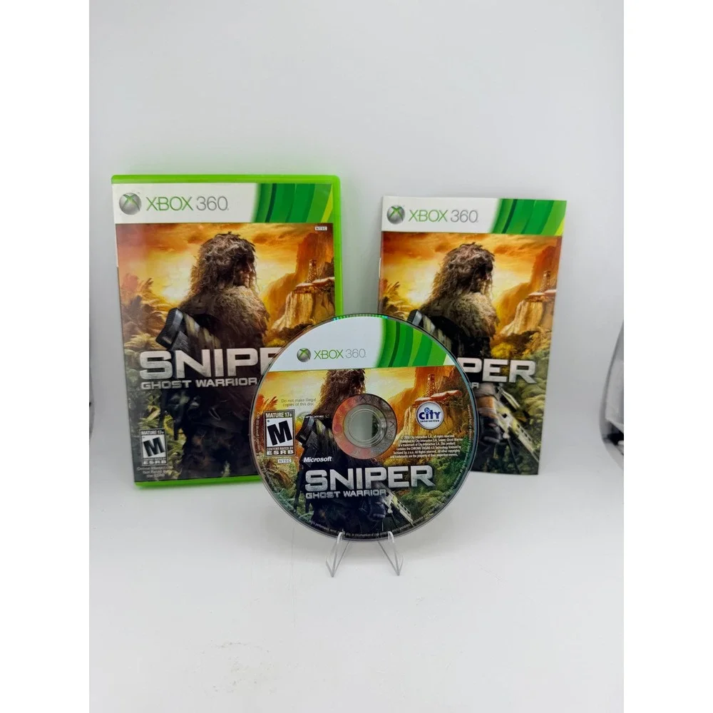 Sniper‎ Ghost Warrior Xbox 360 Tactical Shooter Game CIB NTSC City Interactive